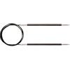 KnitPro-Ferri da Maglia circolari fissi Royale, in Betulla, in Ottone, Multicolore, 120 cm x 4,5 mm
