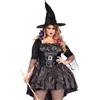 Leg Avenue 85475X - Blackmagic Costume Padrona, Formato 1X-2X (EUR 44-46)