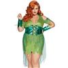Leg Avenue 3 Pc Perfect Poison Costume Adulti, Verde, 1X-2X Donna