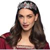 Boland 64570 - Corona regina, cerchietto con pietre preziose, principessa, accessorio per costumi in maschera, carnevale e feste a tema