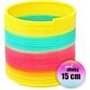 THE TWIDDLERS Confezione da 1 Gigante Arcobaleno in plastica Giocattoli a molla - Un Giocattol