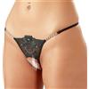 Cottelli Collection CROTCHLESS RHINESTONES THONG