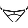 PASSION KELIS CROTCHLESS THONG BLACK