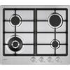Candy Moderna CHG6BF4WTX Acciaio inox Da incasso 60 cm Gas 4 Fornello(i)