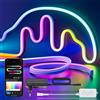 STRISCIA LED NEON 5M 12V RGB IMPERMEABILE FLESSIBILE CON IC LED