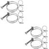 2 Count Morsetto Per Tubi in Acciaio Inossidabile Pinze Tubo D'acqua