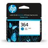 HP 364 Ciano, Cartuccia Inchiostro Originale | Compatibile con Photosmart 5510, 5515, 6510, 7510, HP OfficeJet 4620, 300 pagine (CB318EE)