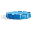 Intex 28210NP - Piscina con telaio in metallo, 366 x 76 cm, colore: blu