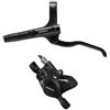 Shimano BR-MT200 / BL-MT200 bled brake lever/post mount calliper, black, rear le