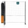 VOUNOT® Kit Rete Pollaio 30M in PE Resistente con Porta di Accesso, Recinto per Galline da Esterno con Picchetti a Doppia Punta e Accessori Inclusi, Protezione per Polli, Anatre e Pollame, Arancione