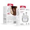 0DC750A Forcell Auricolare Bluetooth Pulse Air Stereo F-audio Enc White Per Honor Win Rt