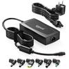 iggual - Alimentatore Universale per computer portatile 150 W. -6 connettori DC,Compatibile con computer Lenovo, HP, ASUS, Acer, MSI. Adattatore di alimentazione per Laptod. (CUA-6T-150W)