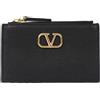 Valentino V Logo Zip Cardholder 3W2P0W17-SNP-0NO 63443344 [U]