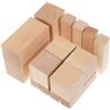 15 Pcs Progetti Artistici Fai Da Te Blocchetti Legno Artigianato Del Blocchi Di