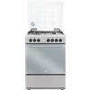 De Longhi Cucina gas 4 zone Forno elettrico DL664EX inox Classe A (60x60x85cm)