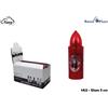 Lumini Elettronici LED Votivi Rossi Batteria Novel Plast Nouvy 18pz hmj