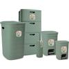 Stefanplast Bundle Domus 5 Pezzi Cassettiera + Portabiancheria + 2 Pattumiere + Scopino