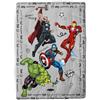 Caleffi Scaldotto Caleffi Marvel Avengers Team Coperta in puro cotone 100% 110x160 cm