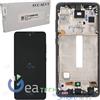 Samsung DISPLAY LCD SAMSUNG GALAXY A52s 5G SM-A528 + FRAME BIANCO ORIGINALE SERVICE PACK