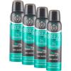 Breeze Deodorante Spray Men Dry Protection, 150ml (Confezione da 4)