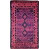 MANI TEXTILE TPS_MAGHR_ROU_120 Tappeto, Poliestere, Rosso, 120 x 180