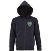 Boca Juniors - Gilet con Cappuccio e Cerniera, da Bambino, Colore: Blu Marino, Bambini, 5060672800198, Marine, FR : XL (Taille Fabricant : 12 Ans)