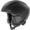 uvex monte LT - casco da sci robusto, leggero ed elegante per donna e uomo con regolazione individuale della taglia - nero opaco - 51-55 cm