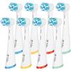 Milos Testine Compatibili con Oral B iO 2-10 Serie - Milos 8 Testine di Ricambio