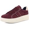 Inblu Sneakers Donna Con Lacci e Borchie Dorate Laterali, Ienne - 016 (Bordeaux)