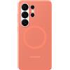 Samsung Custodia Silicone Magnet Case Per Galaxy S26 Ultra - Coralred