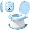 Sedile WC per Bambini, WC Pieghevole per Bambini, Vasino Pieghevole da Viaggio P