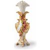 Capodimonte Vaso Vasi Ceramica Capodimonte da Pavimento Alto con per Fiori Foglia di Oro in