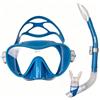 Mares Tropical - Kit Maschera e Boccaglio per Snorkeling Adulti, Semi-Secco, Silicone