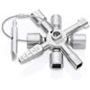 ‎Knipex KNIPEX Twinkey Control Cabinet Key, for All Common Locking Systems, 10 Profiles,