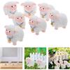 12 Pcs Sculture Di Capre Realistiche Statuette Animali Capra in Miniatura