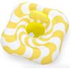 ‎Bestway Swim Safe 31" x 31"/79cm x 79cm Comfort Plush Wavy Square 2-Ring Baby Boat