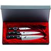 Dick F. DICK Jagd Premier Plus 81099000-250 - Set di 3 coltelli da cucina da 12 cm, coltello da cucina da 21 cm, acciaio inossidabile X50CrMoV15, 56° HRC