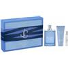 Jimmy Choo Man Aqua Eau De Toilette Spray 100ml Set 3 Parti