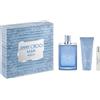 Jimmy Choo Man Aqua Eau De Toilette Spray 100ml Set 3 Parti