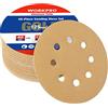 WORKPRO Dischi Abrasivi da 125mm 50 Pezzi