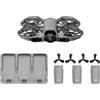 DJI Neo 2 Combo Fly More (drone singolo), drone 4K con fotocamera | Decollo e atterraggio dal palmo, controllo con gesti, ActiveTrack, rilev. omn. ostacoli, 3 batterie