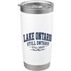 Lake Ontario Boating And Fishing Designs Lago Ontario Ancora Ontario Ancora Grandi Laghi Grafico Bicchiere termico in acciaio inox doppia parete