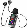 Generico Microfono Karaoke Clip-On Bluetooth 5.4 Auricolari Display LED Riduzione Rumore