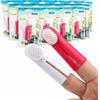 Nobleza Nobleza Set Spazzolini Da Dito Per Cani Igiene Orale In PP Bianco Rosso