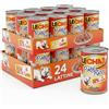 Monge Monge LeChat Paté Adult Vitello Umido Gatti Alimento Vitamine 9,6kg 24 Pez