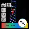 Aigostar Aigostar Babbo Natale Scaletta Luminosa 154 LED Multicolore 1.6m IP44