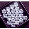 Zaffiro Bianco Naturale 5x5 mm Circa 20 Pz Lotto Pietre Sciolte