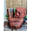Fatto a mano Pelle Borsa per Tutti Fotocamera 11 " Vintage Messenger Tracolla Free Diario