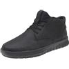 Geox Flextride Plus - Sneakers Alte In Pelle Nero - Taglia 41 [26.5cm] Scarpe