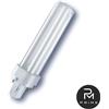 OSRAM Lampada Fluorescente OSRAM G24d 2 Pin 10000h Dulux D 26W/827 Bianco Caldo 2700K